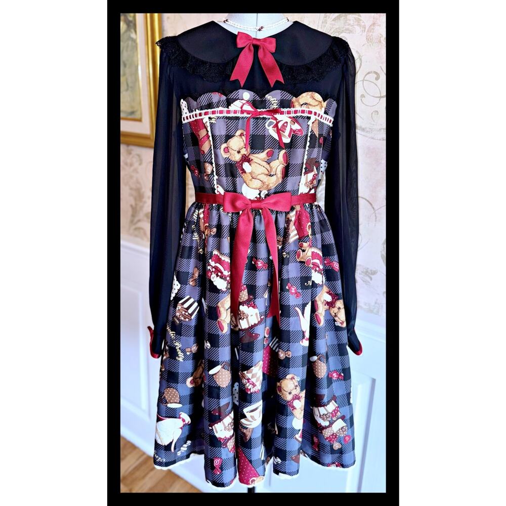 Angelic Pretty Dreaming Present OP Dress Sweet Lolita J Fashion Kawaii Japan